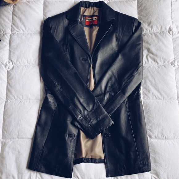 Fionte Leather Jacket Vintage 
